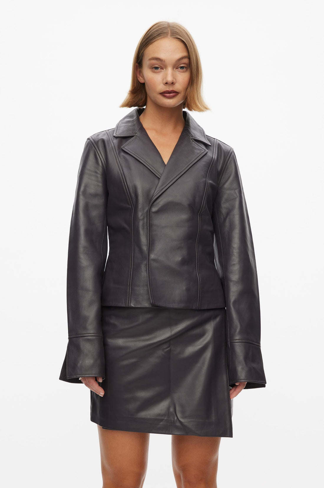 Glory Leather Blazer