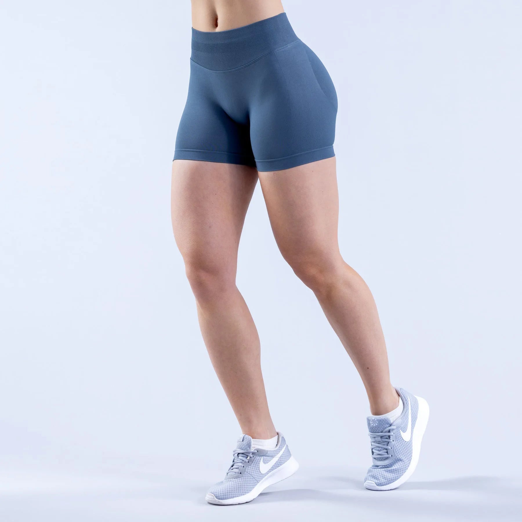 7 FC 2024 High Quality Custom Logo XL 90% Polyamide 10% Elastane Seamless Scrunch Workout Gym Shorts Leggings for Women Sport