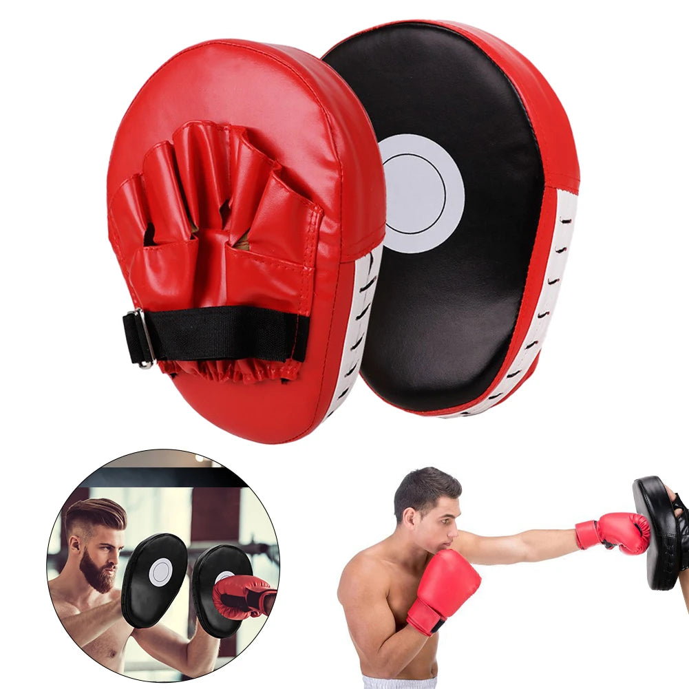 Boxing Pad Sand Bag Fitness Taekwondo Hand Kicking Pads PU Leather Training Gear Muay Thai Foot Target Boxing Shield Training
