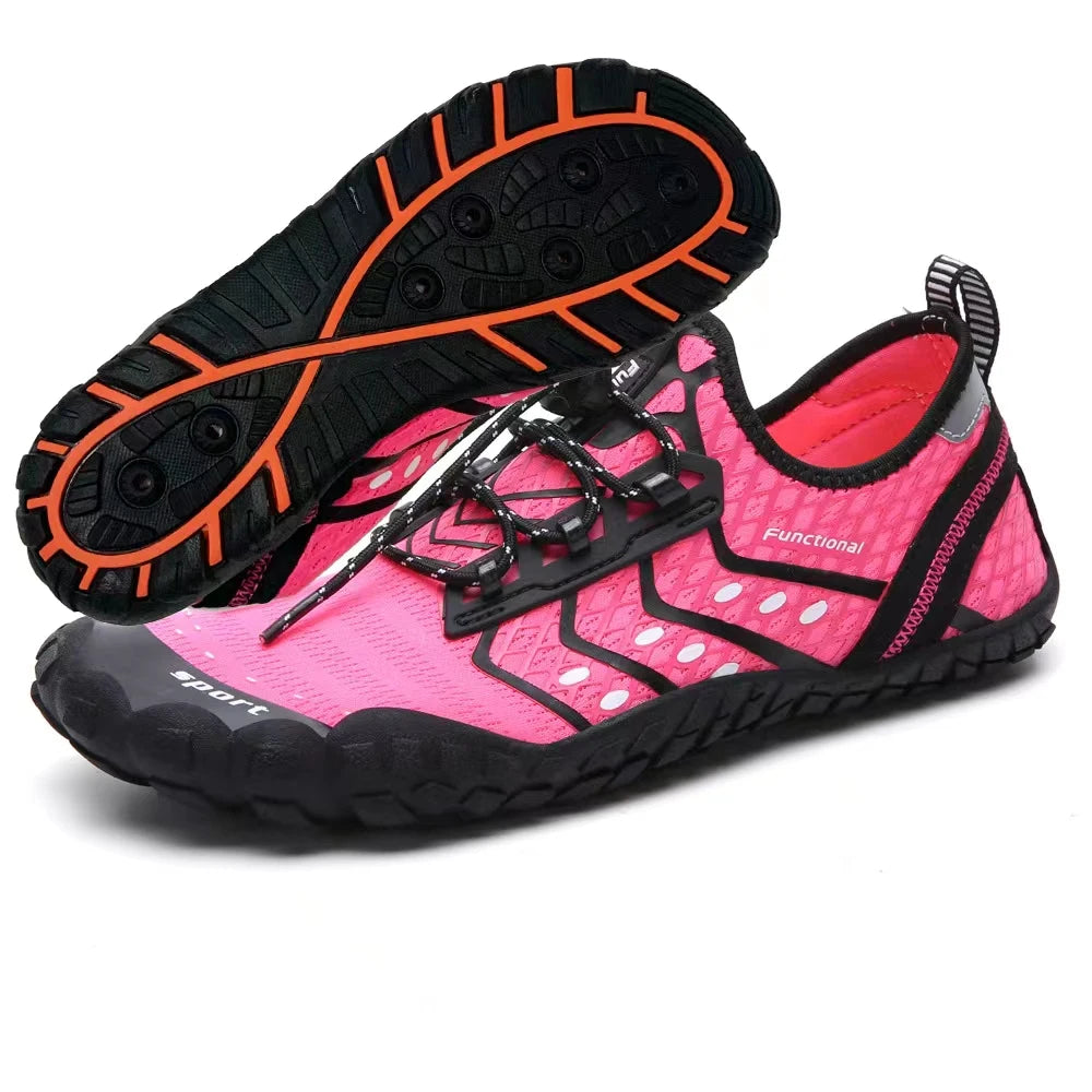 35-46# Unisex Gym Footwaer Couples Vacation Beach Game Aqua Shoes Men Squat Fitness Shoes Women Large Size Yoga Shoes