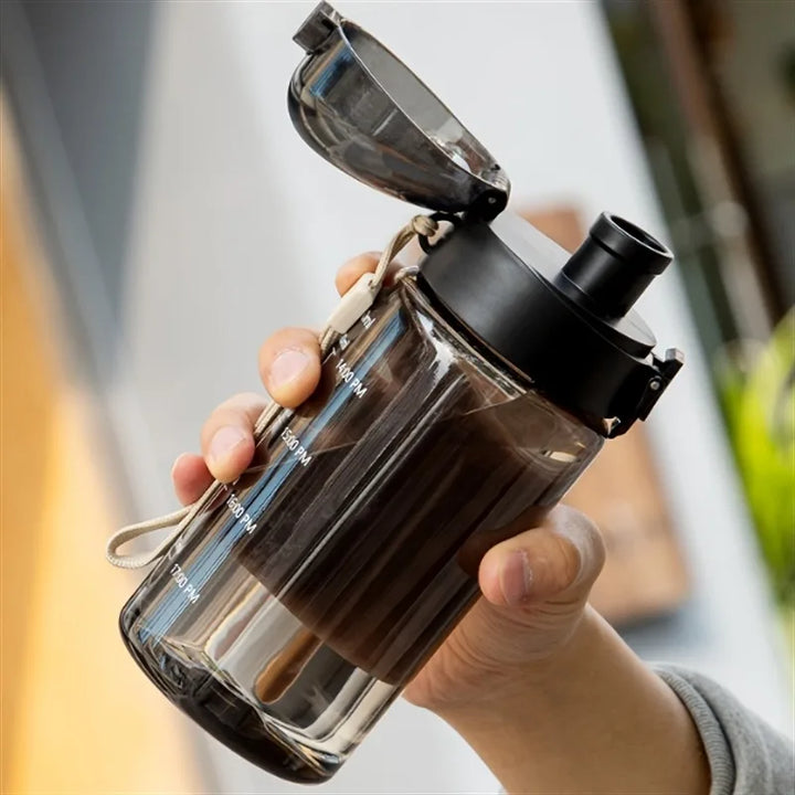 High-Value Sports Water Bottle - Large Capacity, Anti-Fall Pop-Up Lid, Portable Outdoor Water Jug for Fitness and Hiking