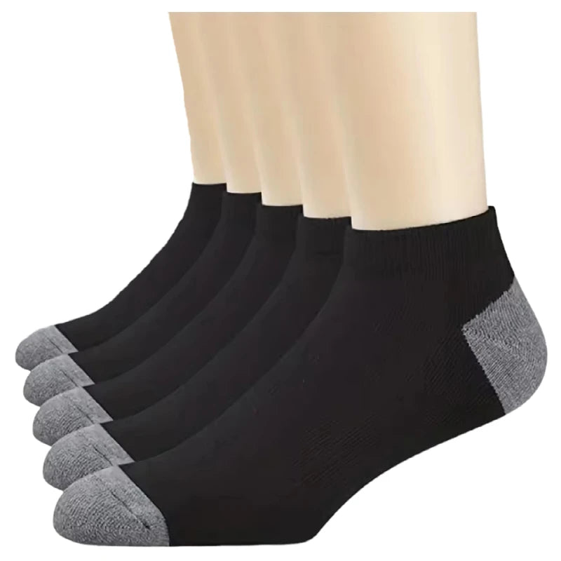 10/5/3pairs Breathable Con Sports Stockings Men Bamboo Fiber Autumn and Winter Men Socks Sweat Absorption Deodorant Business Sox