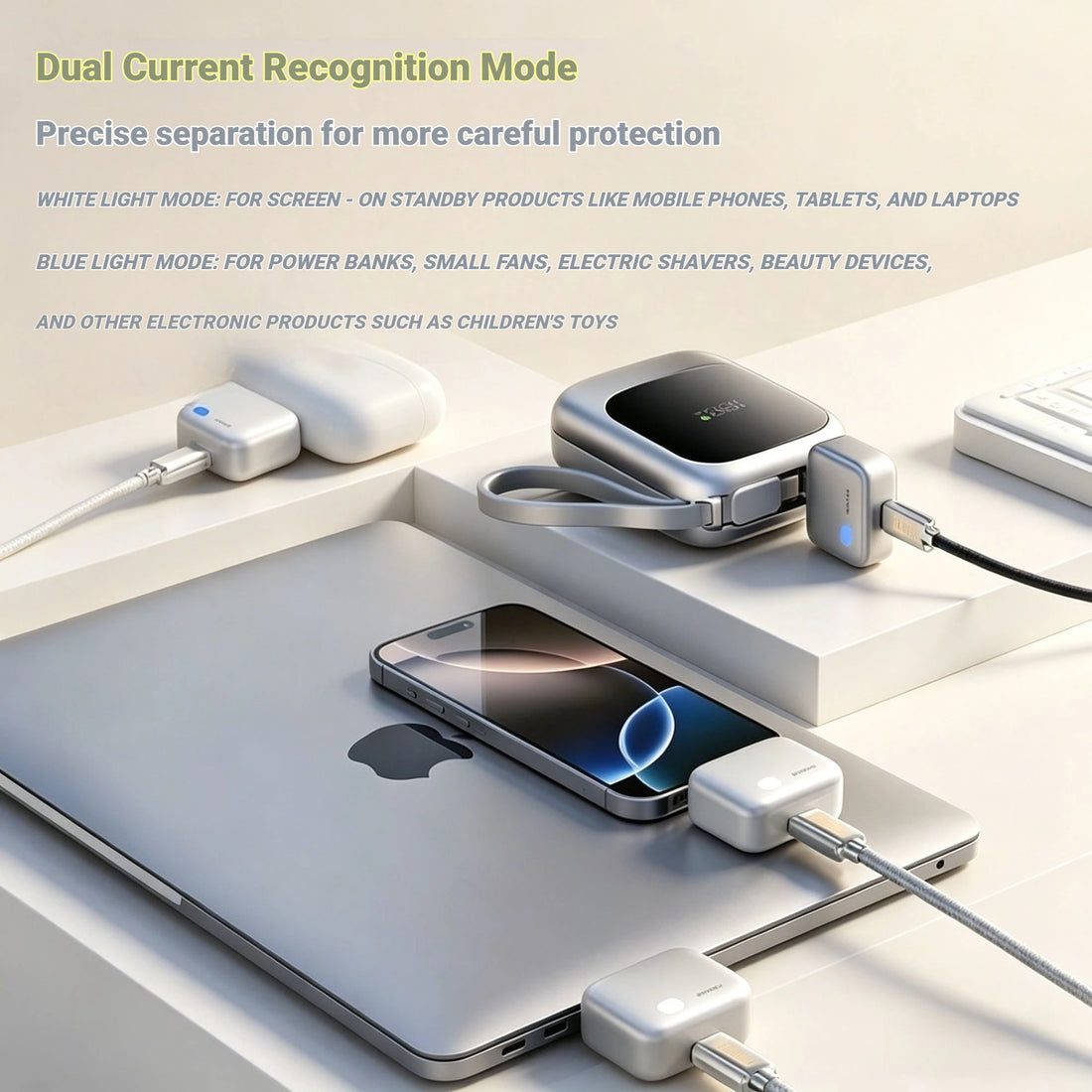 140W Fast Charger Phone Adapter with Auto Power Cutoff & Ejects Phone When Fully Charged
