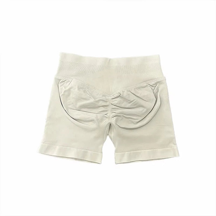 Impact Shorts with Logo Women Seamless Yoga Shorts Scrunch Bum Gym Shorts Workout Biker Short Fitness