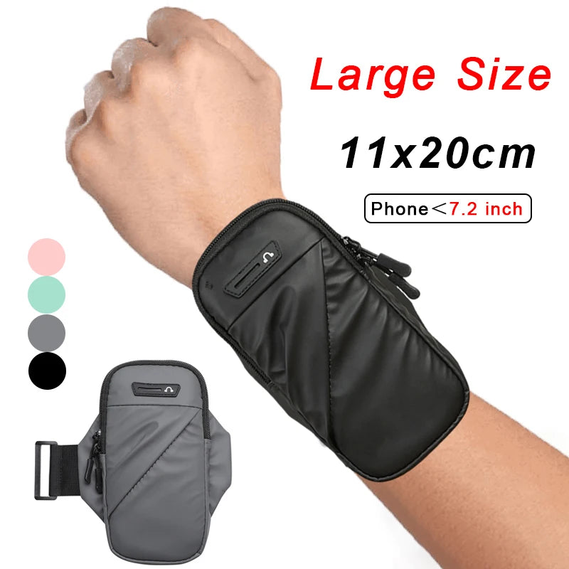 Wrist Wallet Sport Wristband Phone Key Pouch Gym Fitness Arm Band Outdoor Cycling Running Arm Bag Women Men Wristband Wallet