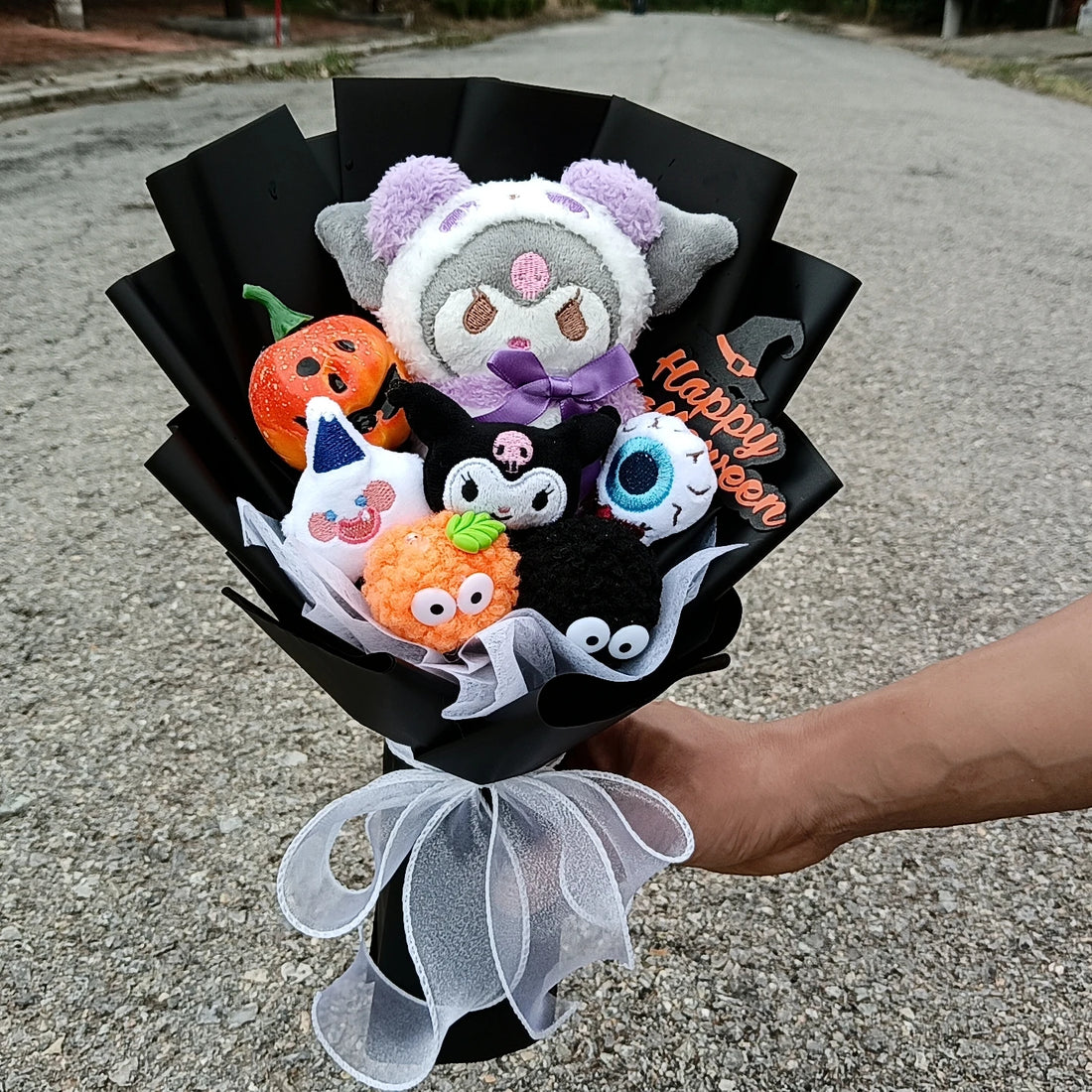 Hello Kitty Cartoon Plush Bouquet  Anime Rose Flowers Doll Home Wedding Decoration Christmas Valentine's Day Gift