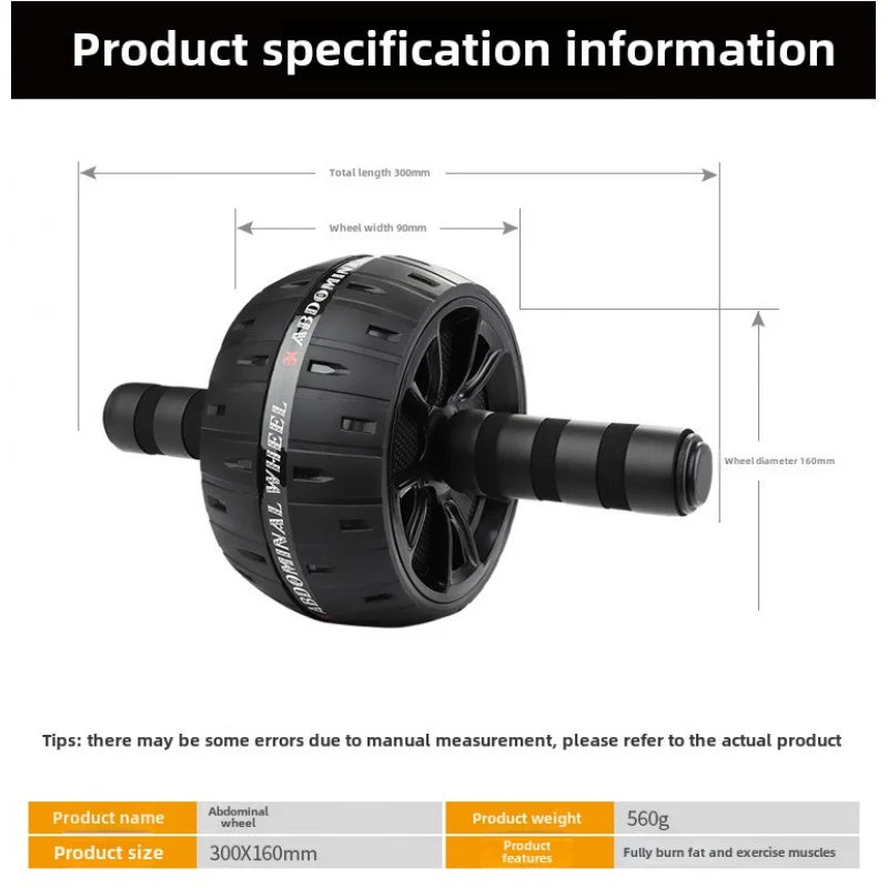 PIDD New Abdominal Wheel Ab Roller Abdominal Fitness Equipment Exercise for Men and Women Weight Loss