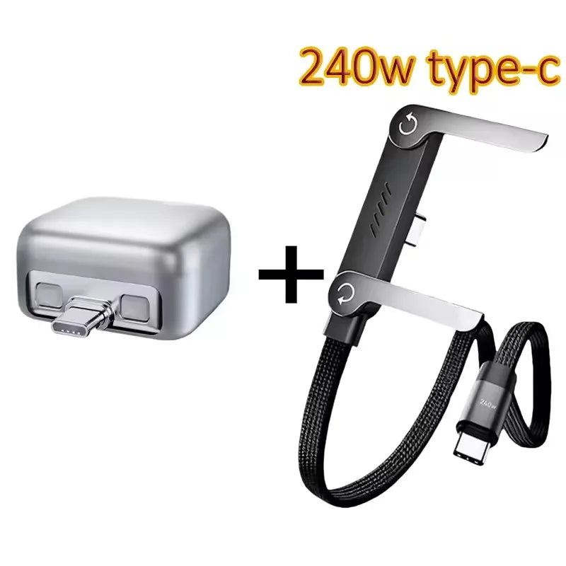 140W Fast Charger Phone Adapter with Auto Power Cutoff & Ejects Phone When Fully Charged