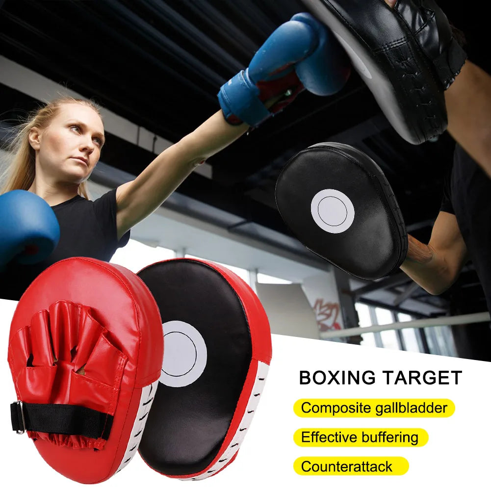 Boxing Pad Sand Bag Fitness Taekwondo Hand Kicking Pads PU Leather Training Gear Muay Thai Foot Target Boxing Shield Training