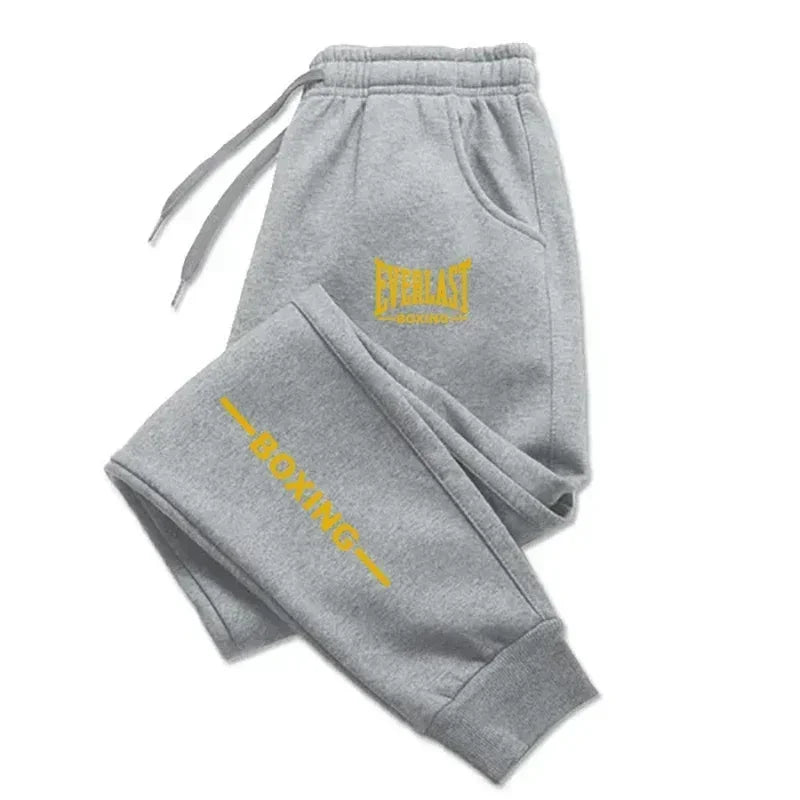 Autumn Winter Fashion Men Casual Pants Men Women Outdoor Sports Fitness Pants Jogging Fleece Running Training Sports Sweatpants