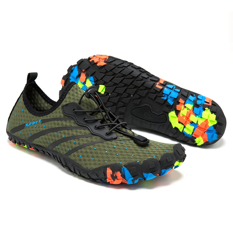 35-46# Unisex Gym Footwaer Couples Vacation Beach Game Aqua Shoes Men Squat Fitness Shoes Women Large Size Yoga Shoes