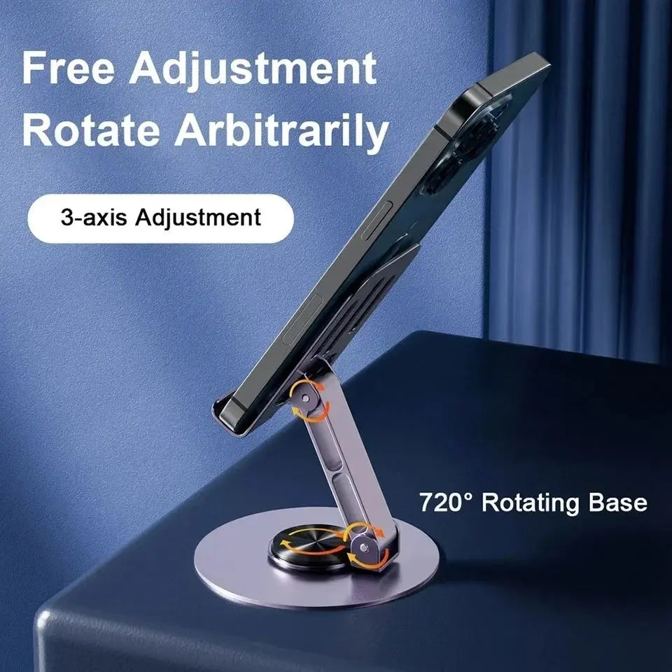 All Metal Aluminum 360 Rotation Tablet Holder For iPad Holder Tablet Stand Mount Adjustable Flexible Mobile Phone Stand