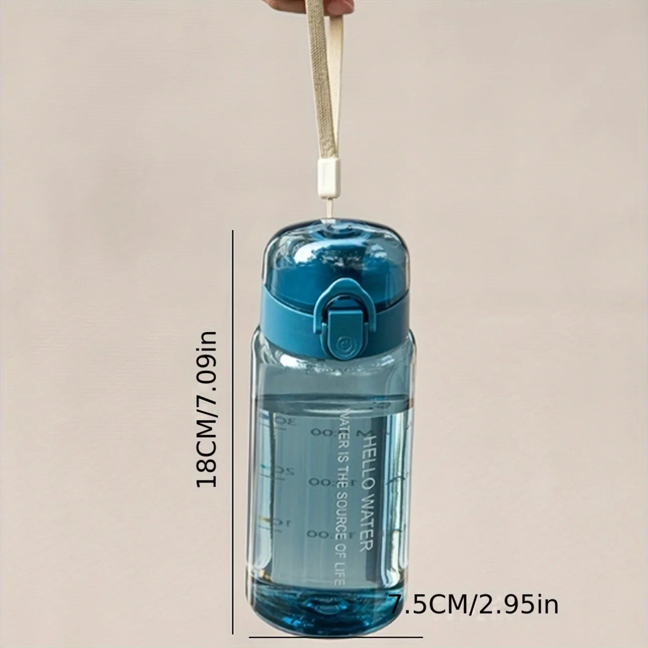 High-Value Sports Water Bottle - Large Capacity, Anti-Fall Pop-Up Lid, Portable Outdoor Water Jug for Fitness and Hiking