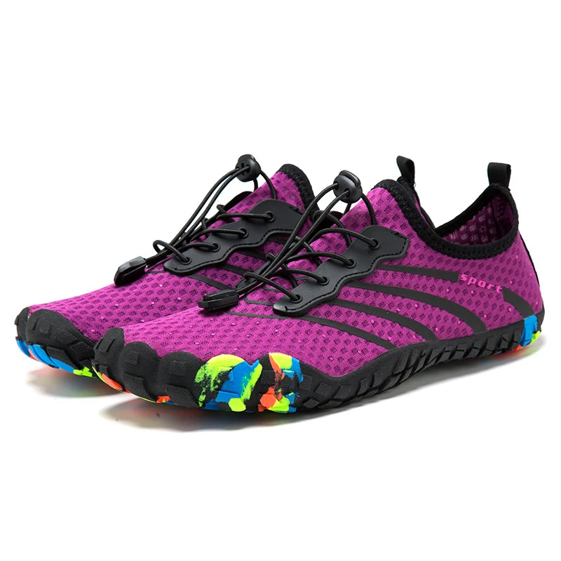 35-46# Unisex Gym Footwaer Couples Vacation Beach Game Aqua Shoes Men Squat Fitness Shoes Women Large Size Yoga Shoes
