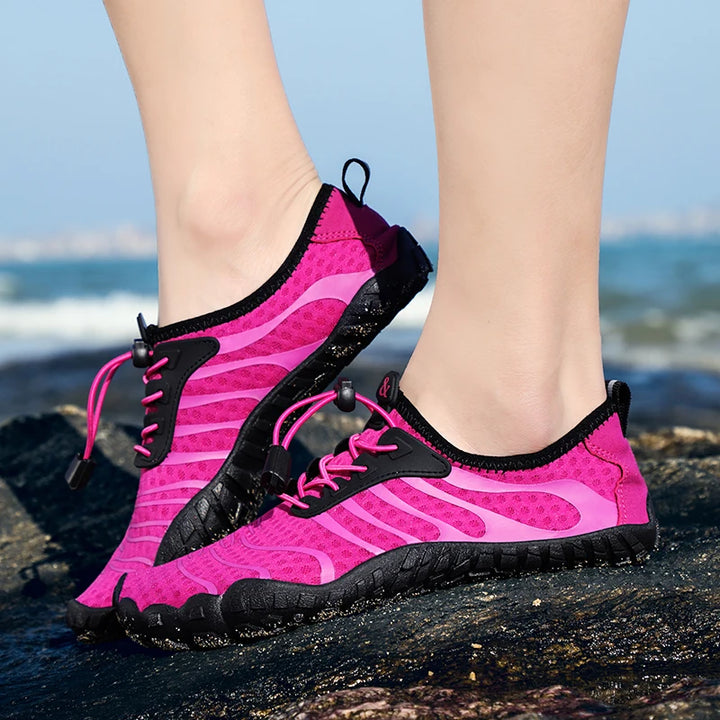 35-46# Unisex Gym Footwaer Couples Vacation Beach Game Aqua Shoes Men Squat Fitness Shoes Women Large Size Yoga Shoes