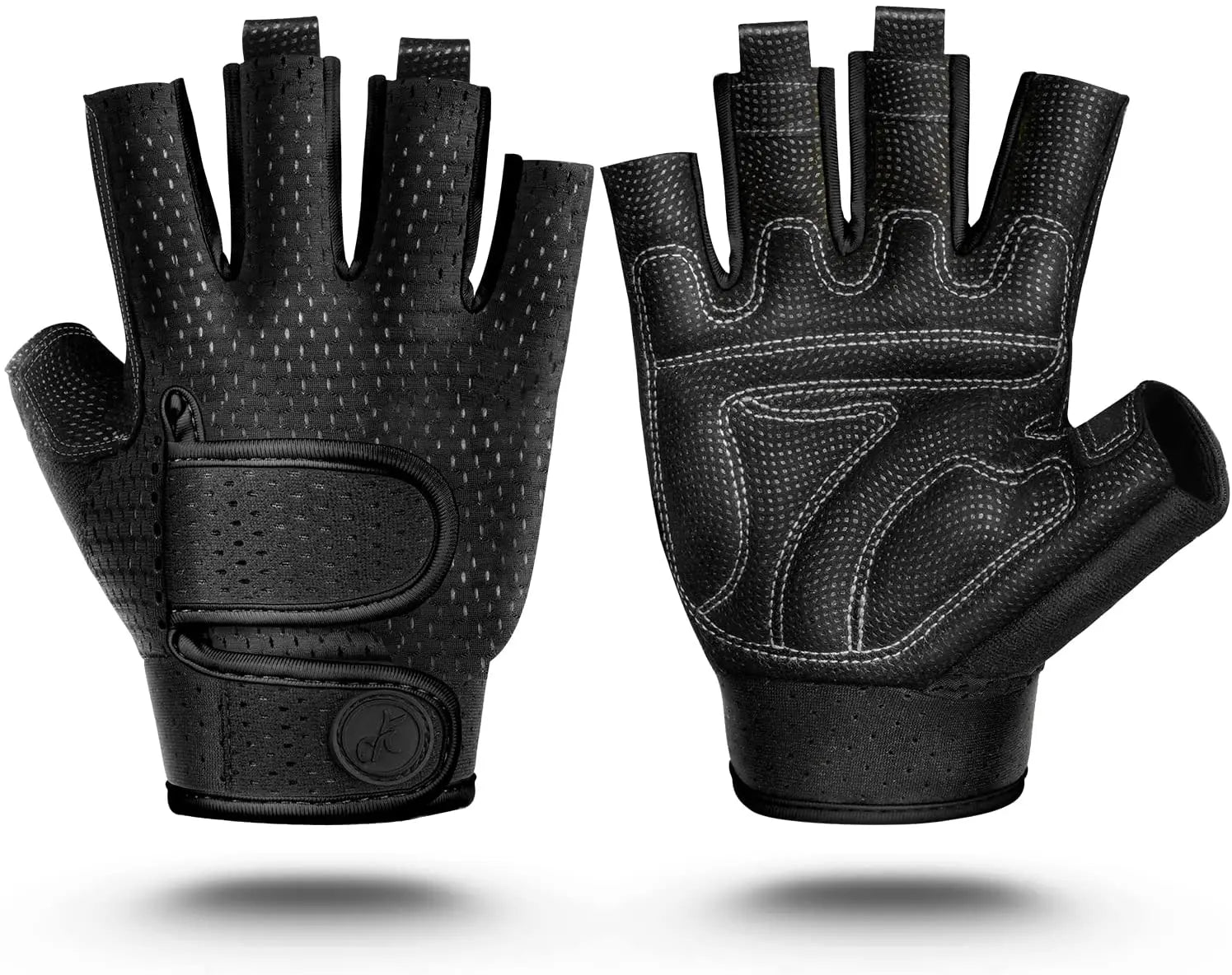 MOREOK Gym Gloves Breathable Anti-slip Strength Training Exercise Workout Fitness Weight Lifting Gloves for Pull Up Powerlifting