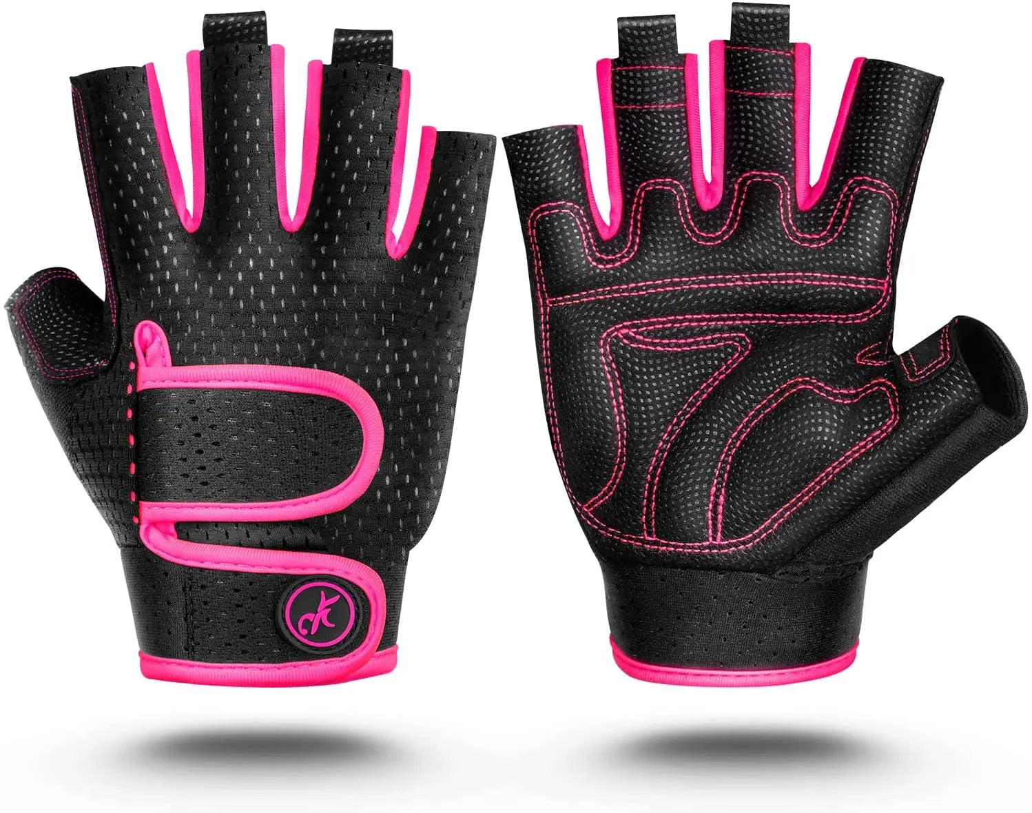 MOREOK Gym Gloves Breathable Anti-slip Strength Training Exercise Workout Fitness Weight Lifting Gloves for Pull Up Powerlifting