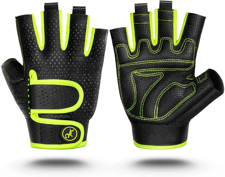 MOREOK Gym Gloves Breathable Anti-slip Strength Training Exercise Workout Fitness Weight Lifting Gloves for Pull Up Powerlifting